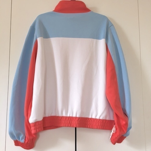 Lala Anthony Colorblocked Full Zip Stretch Jacket - Picture 2 of 16